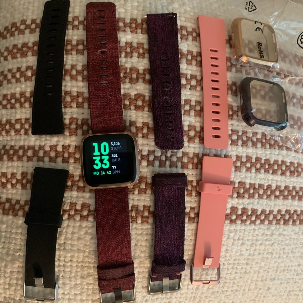 Fitbit Versa Rose Gold Edition (bundle)